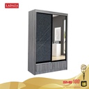 WD-NK100 4 X 76 SLIDING DOOR WARDROBE ONLY (LINE GREY)*TT1144*...