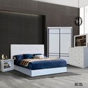 BRS-WD1030 3.5'X69" WARDROBE BODY + DOOR + ST-1030 BEDSIDE TABLE + DT-1030 DRESSING TABLE + MIRROR