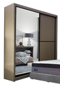 WD-1280 8x8 WARDROBE ONLY (COL:2383 BROWN) *KK300 BROWN* ...