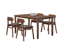 CKE-T 3575-WL- 110 DINING TABLE + LEG (BROWN) 1+4 