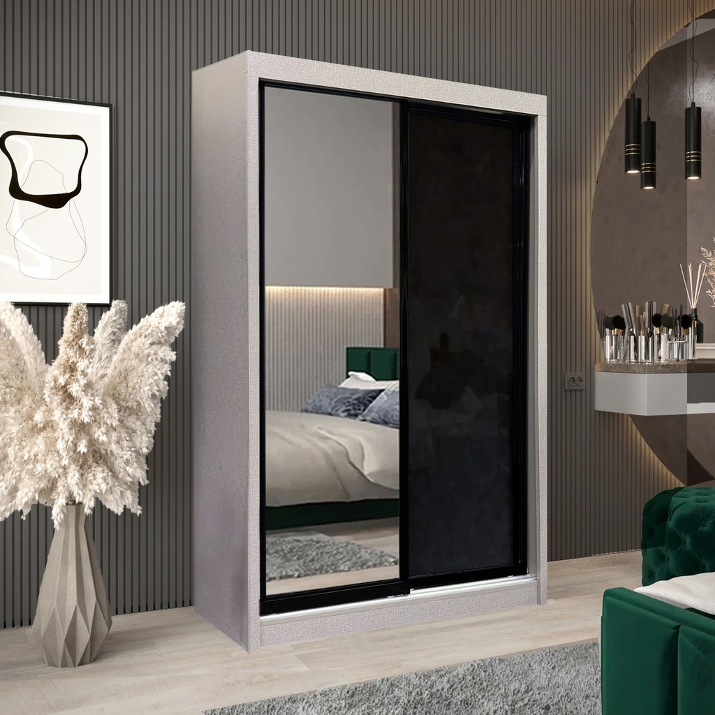 WD B22-52 6 X 8 SLIDING DOOR WARDROBE (WHITE)