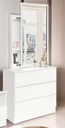 DT-558 DRESSING TABLE + MIRROR (WHITE) *NK200*