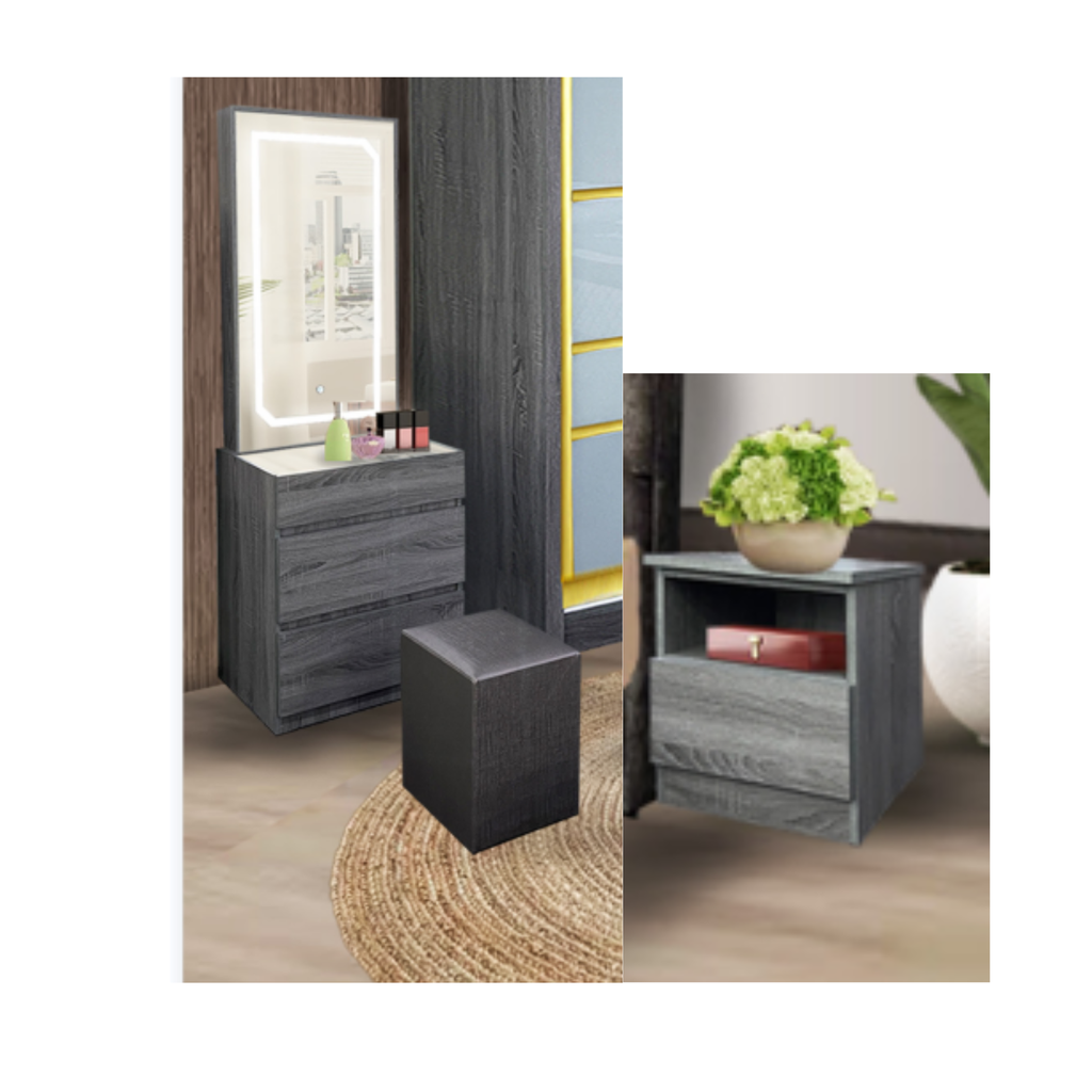 DT-SF8900-DRESSING TABLE +MIRROR + SIDE TABLE *TT1120*