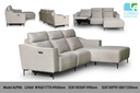 SF-ALPHA 2+L RECLINER SOFA (168-3)