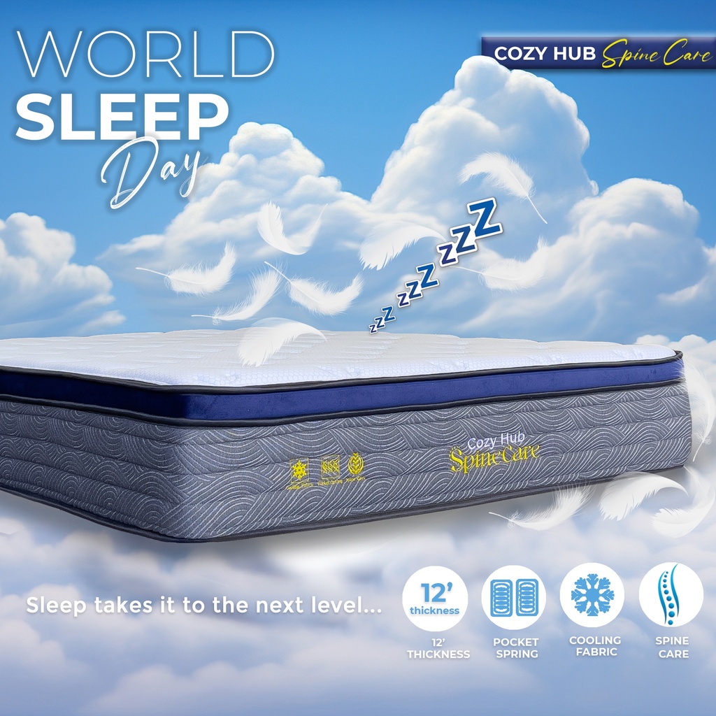 5' x 12"COZY HUB SPINE CARE MATTRESS (SERENA SPEC)