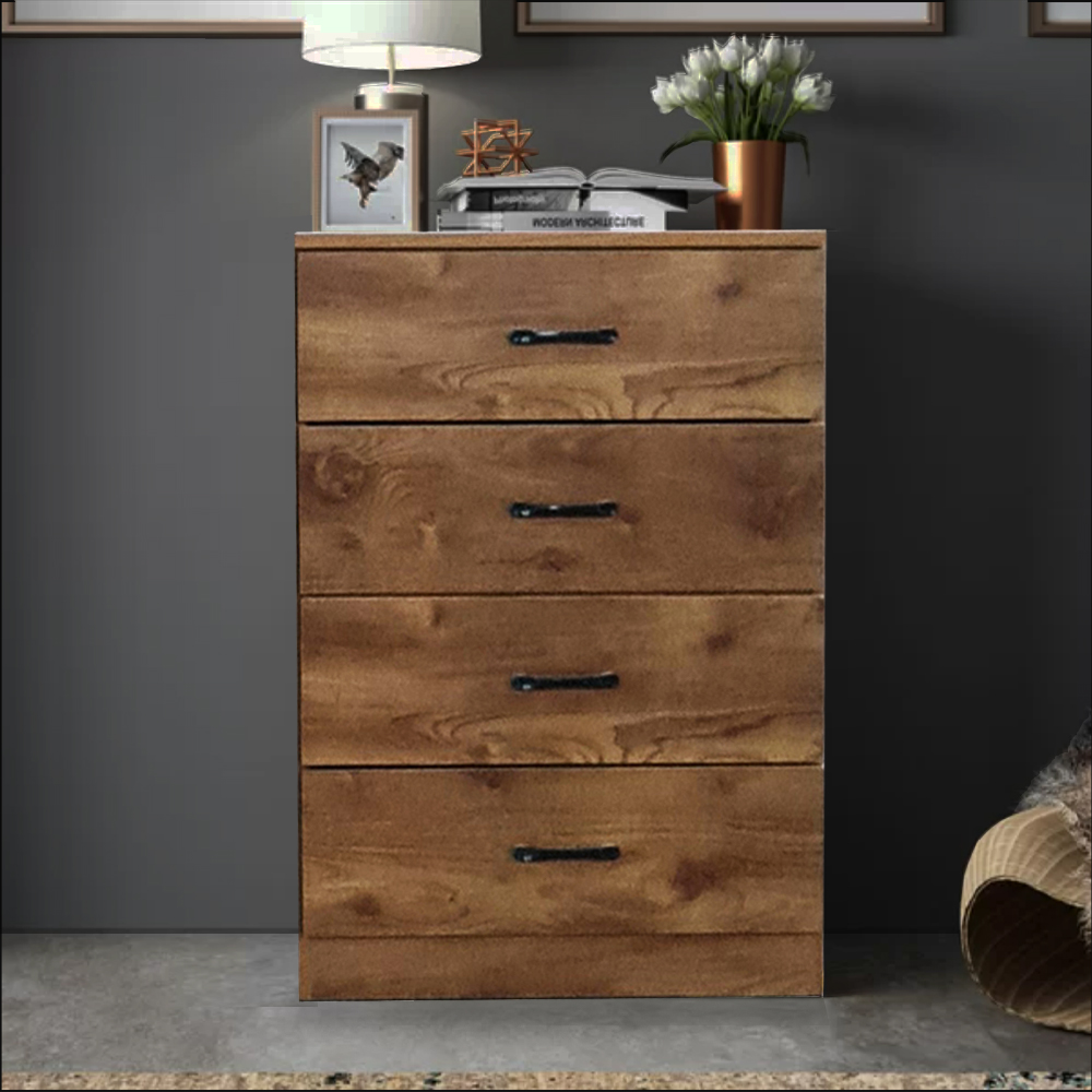 CD-KK177 CHEST DRAWER 4DRAWER(BROWN)