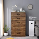 CD-KK179 CHEST DRAWER 6DRAWER (BROWN)