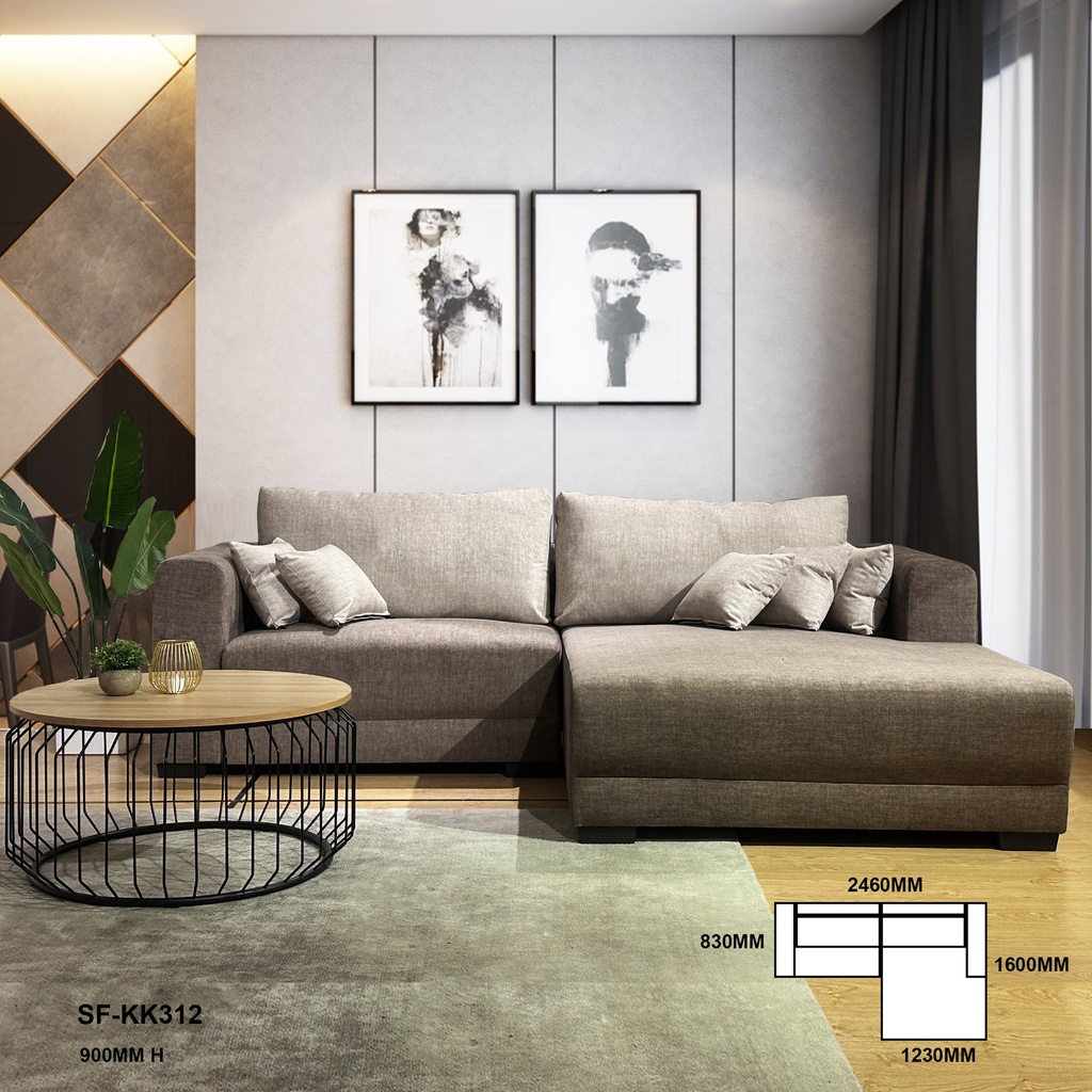 SF-KK312 2+L SHAPE SOFA ONLY (1969-3)