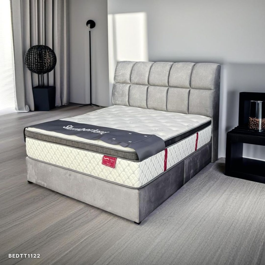 5' TT1122 HEADBOARD + 11" DIVAN + 2 DRAWER