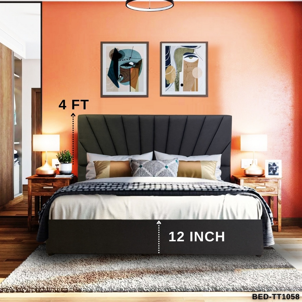 5' TT1058 HEADBOARD + 12" DIVAN(1963-16)