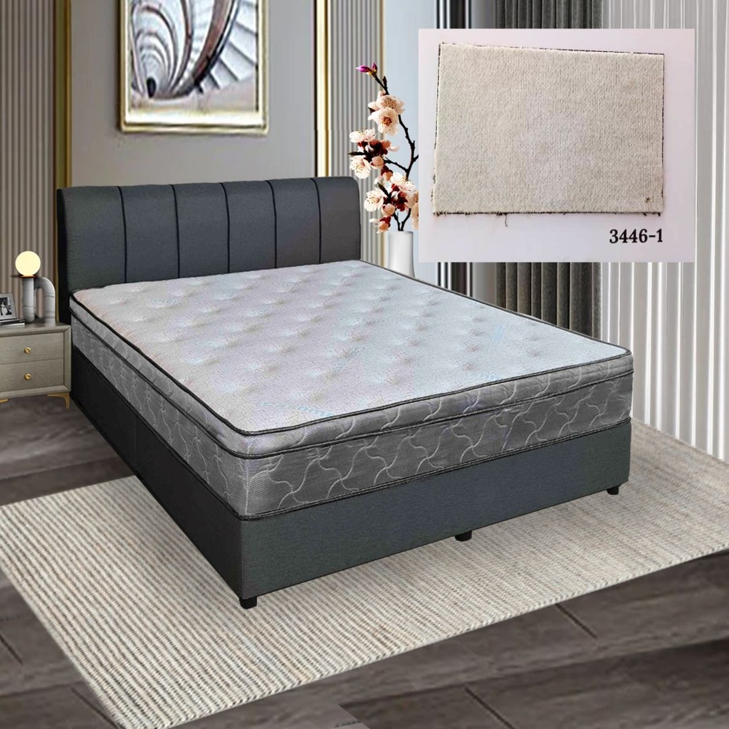 5' BED-1019 HEADBOARD + 11" DIVAN (3446-1)