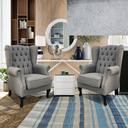 M01 WING CHAIR (OMEGA SLIVER)