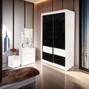 WD-NK200 4 X 76 SLIDING DOOR WARDROBE ONLY (WHITE)
