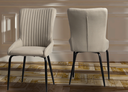DC-A-98-F DINING CHAIR (LIGHT GREY)