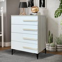 CD-0002 CHEST DRAWER 4DRAWER (WHITE)