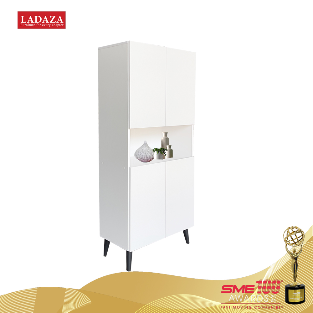 SC-KK261 4 DOOR SHOE CABINET (WHITE)