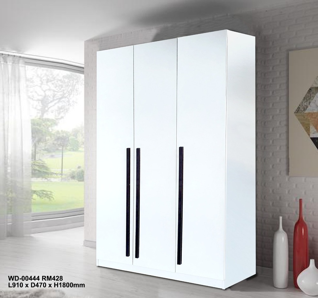 WD-00444 3 DOORS WARDROBE
