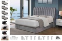 6' LS108 SB360 HEADBOARD + HYDRAULIC STORAGE DIVAN (3447-7) 