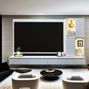 TV-01801-GLOSSY TV CABINET 