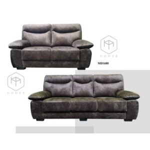[FREE INSTALLATION] [HOMEE] MODERN SOFA 2 + 3 SEATER (VELVET BROWN) / SOFA MURAH 2 DAN 3 TEMPAT DUDUK