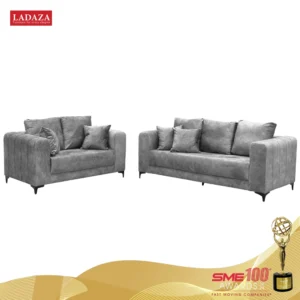 VIACHI VELVET FABRIC COMFY 2 AND 3 SEATER SOFA